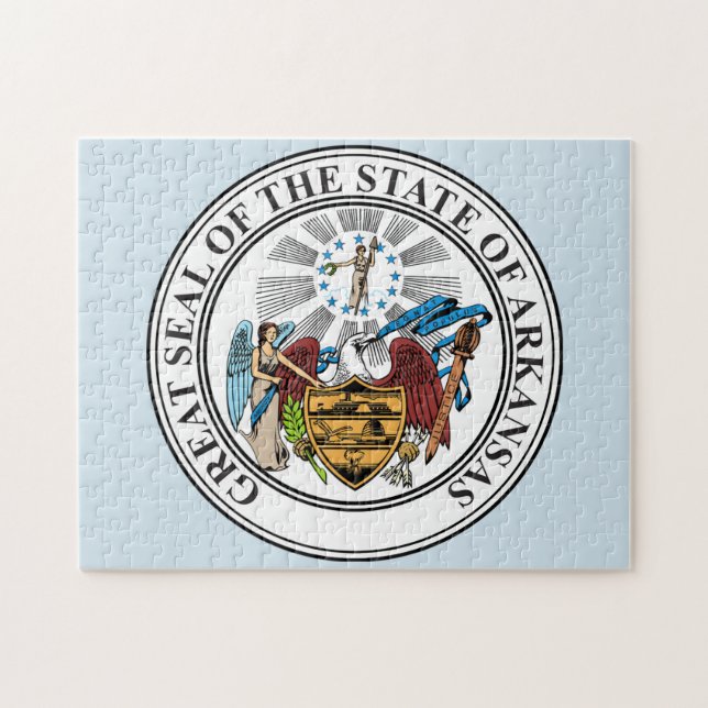 State Seal of Arkansas. Jigsaw Puzzle (Horizontal)