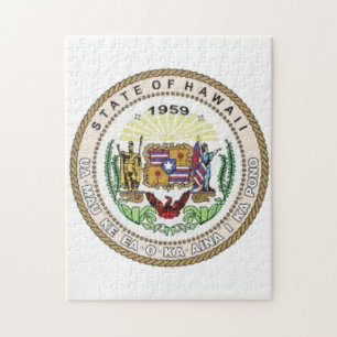 State Seal of Hawaii. Jigsaw Puzzle