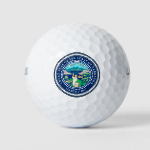 State Seal of Nebraska Golf Balls