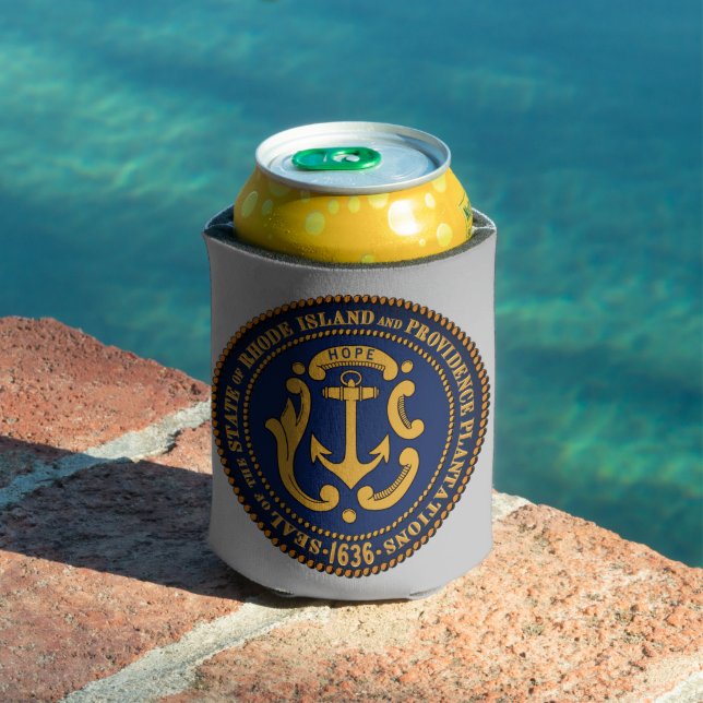 State Seal of Rhode Island Can Cooler (In Situ Pool)