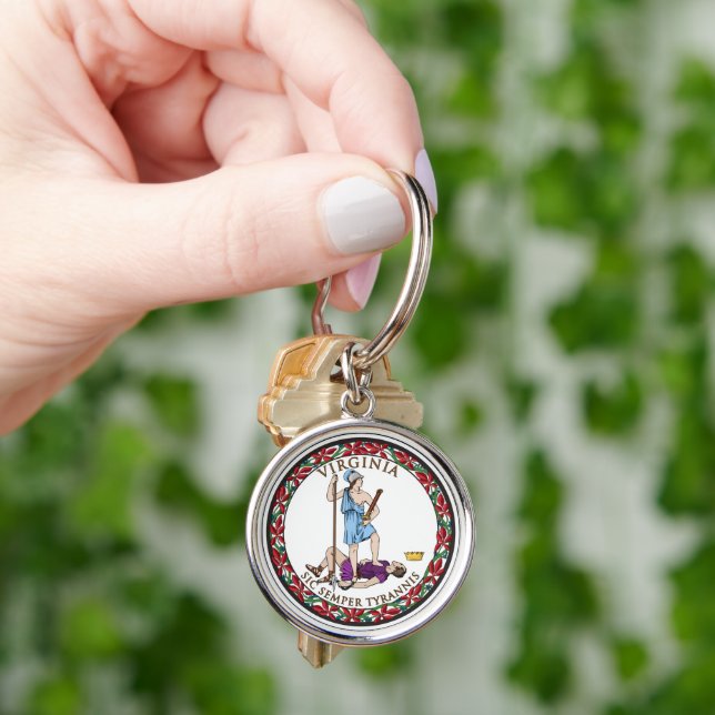 State Seal of Virginia Key Ring (Hand)