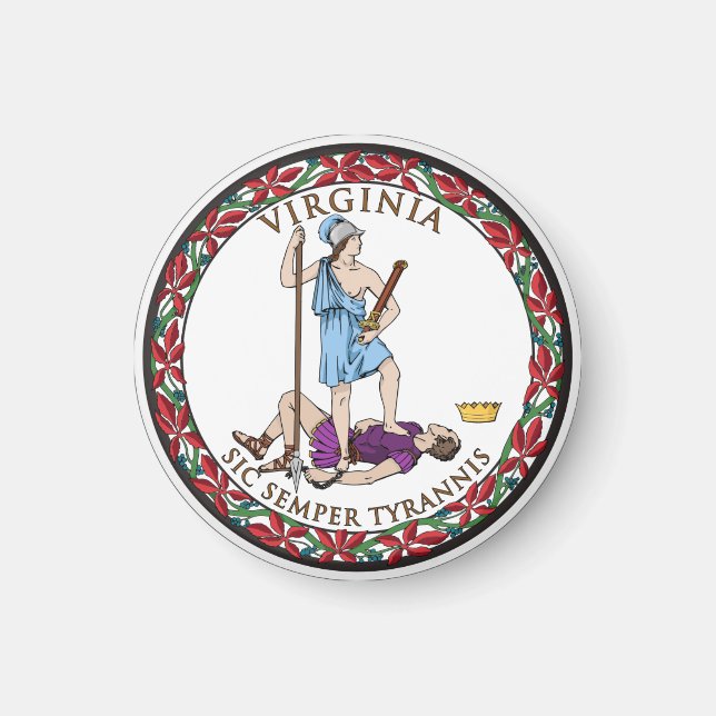 State Seal of Virginia Magnet (Front)