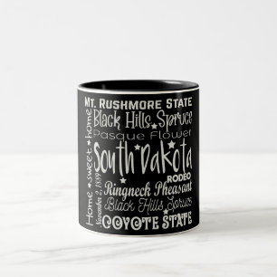 State/South Dakota Two-Tone Coffee Mug