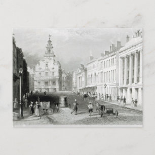 State Street, Boston,engraved by S.Lacey Postcard