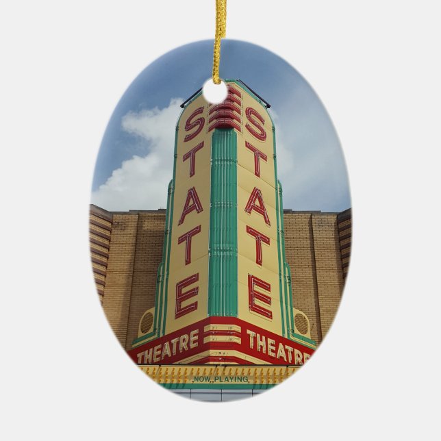 State Theatre - Ann Arbor MI Ornament (Front)