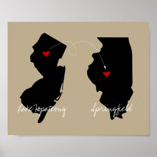 State to State Moving or Long Distance Poster