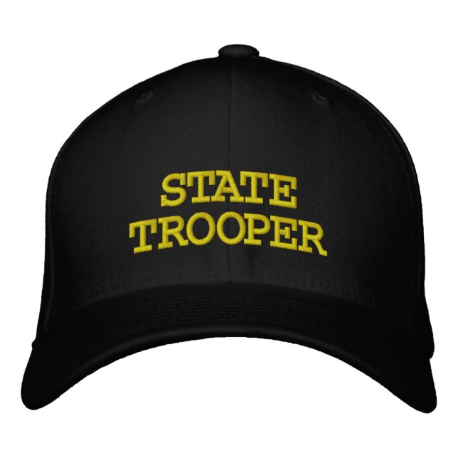 STATE TROOPER EMBROIDERED HAT (Front)