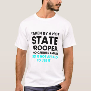 State Trooper Girlfriend Boyfriend Wife Husband T-Shirt