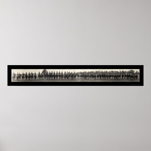 State Troopers in MI Photo 1917 Poster