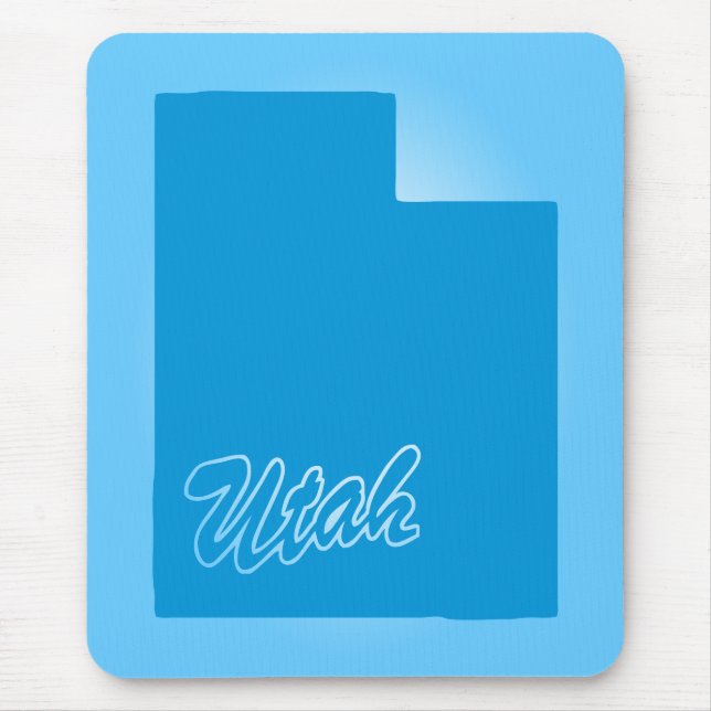 State Utah Mouse Mat (Front)