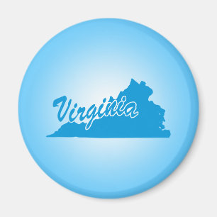 State Virginia Magnet