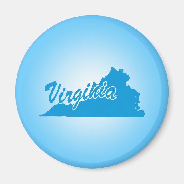 State Virginia Magnet (Front)