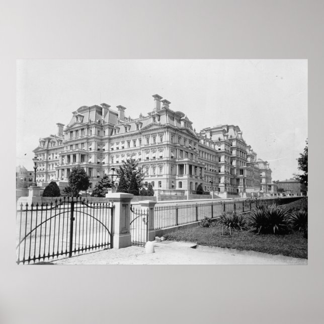 State, War & Navy Building Poster (Front)