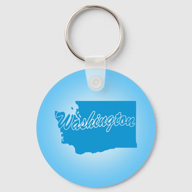 State Washington Key Ring (Front)