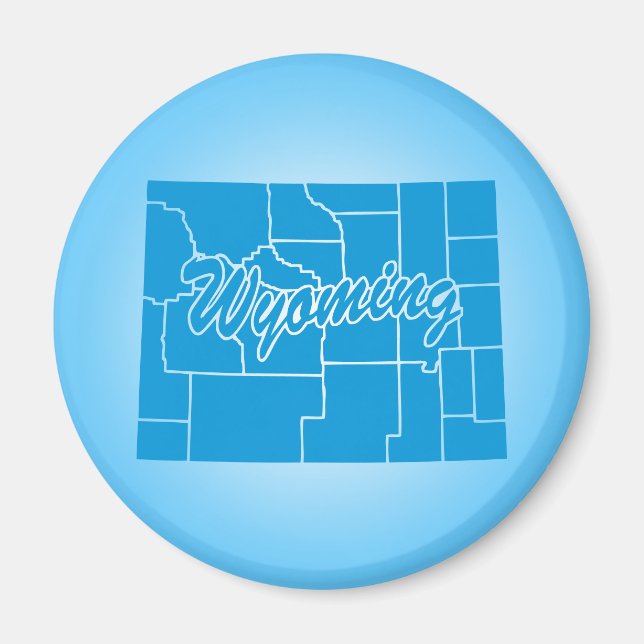 State Wyoming Magnet (Front)