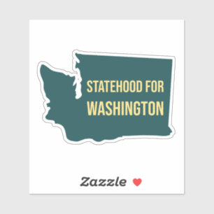 Statehood for Washington Retro Minimalist Joke