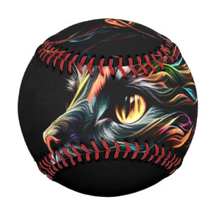 Stately Feline Profile  Baseball