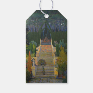 Stately Garden in Mallorca (by Santiago Rusiñol) Gift Tags