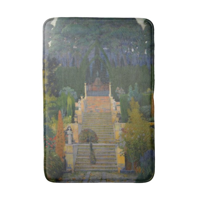 Stately Garden in Palma de Mallorca Bath Mat (Front Vertical)