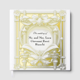 Stately Gold Motif Atelier, Wedding Foil Guestbook