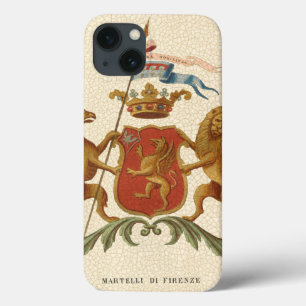 Stately Heraldic Badge with Griffin and Lion iPhone 13 Case