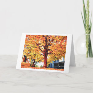STATELY TREE ON HIGH STREET card