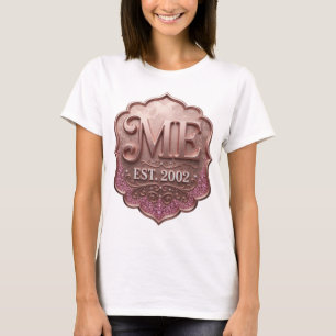 Statement Gold ABSTRACT ART Artistic Motif T-Shirt