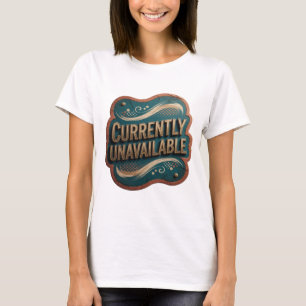 Statement Gold CURRENTLY UNAVAILABLE 3D Text Art T-Shirt