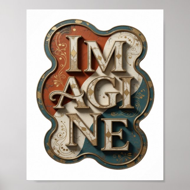 Statement Gold IMAGINE Poster (Front)