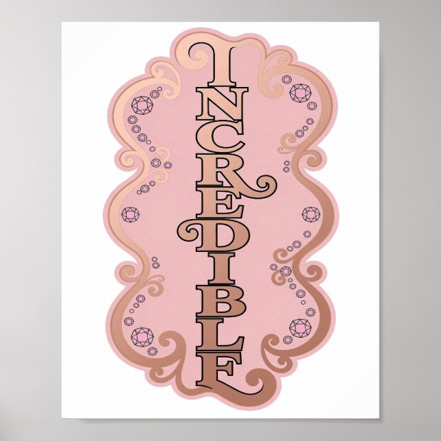 Statement Gold INCREDIBLE Statement Design Poster (Front)
