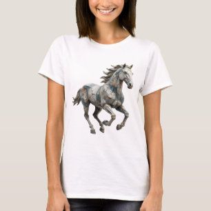 Statement Grey ABSTRACT ART Graphic Design T-Shirt