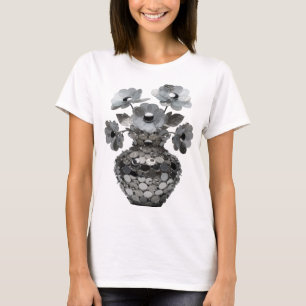 Statement Grey ABSTRACT ART Statement Design T-Shirt