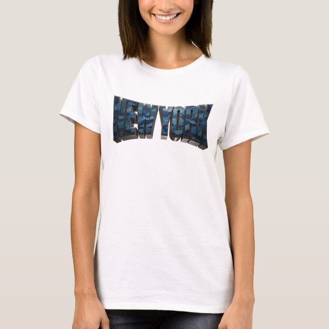 Statement Navy NEW YORK Custom Tee (Front)