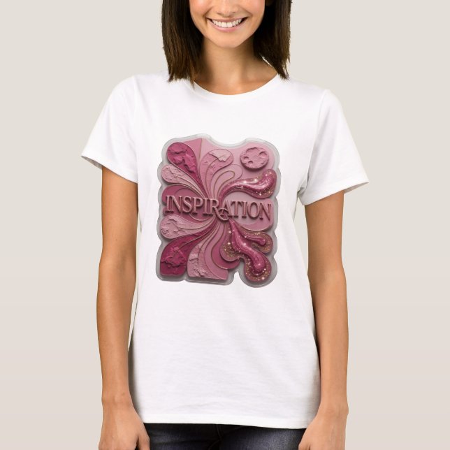 Statement Pink INSPIRATION Shirt Design (Front)