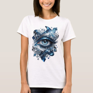 Statement Silver ABSTRACT ART Art Print T-Shirt