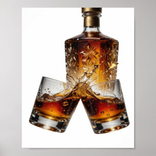 Statement Silver WHISKY Poster