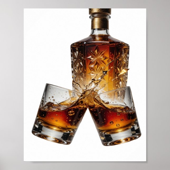 Statement Silver WHISKY Poster (Front)