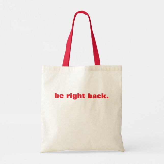 Statement Tote Bag (Back)
