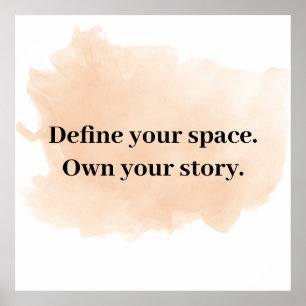 Statement Wall Decor – Uplifting Quote for Stylish