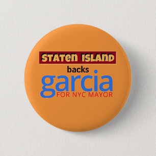 Staten Island backs Kathryn Garcia for NYC Mayor 6 Cm Round Badge