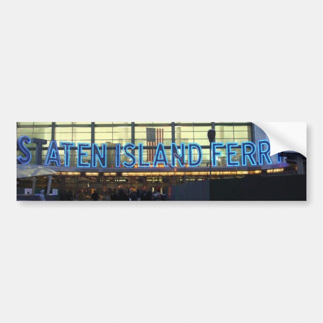 Staten Island Ferry Bumper Sticker (Front)