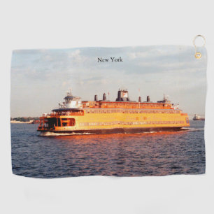 Staten Island Ferry golf towel