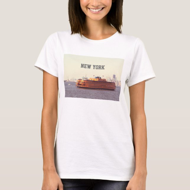 Staten Island ferry, New York T-Shirt (Front)