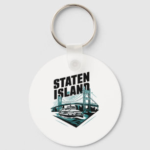Staten Island New York Ferry _1 Key Ring
