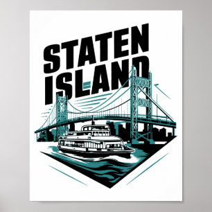 Staten Island New York Ferry _1  Poster