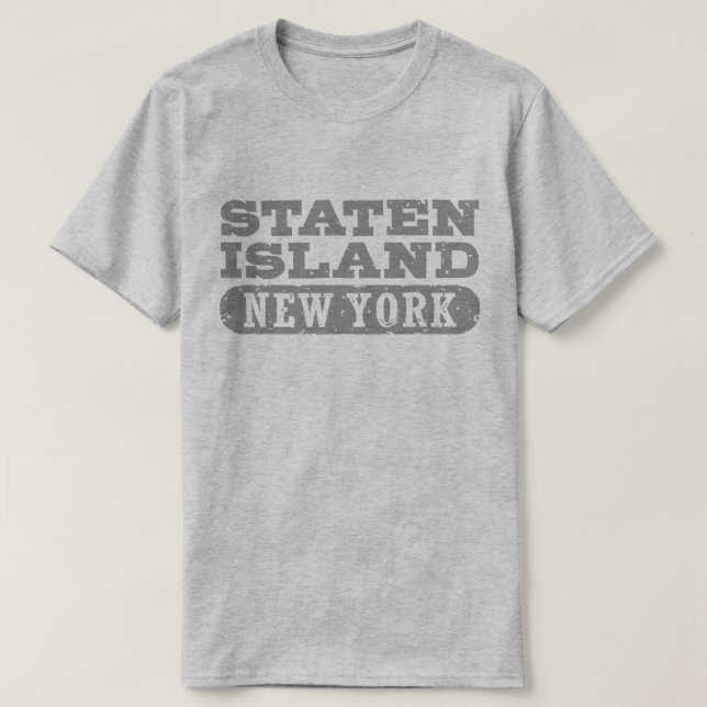 Staten Island New York T-Shirt (Design Front)