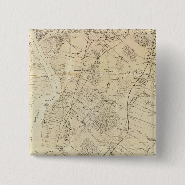 Staten Island South 15 Cm Square Badge (Front)