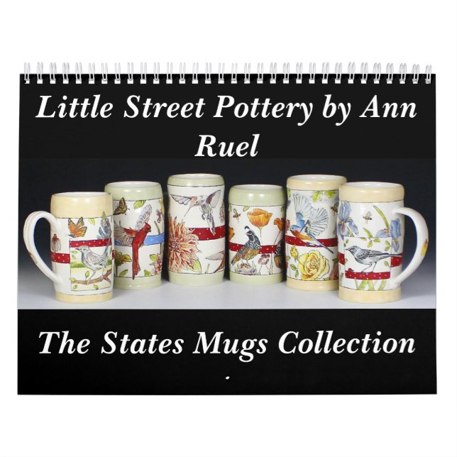 States Mugs Collection by Ann Ruel 2023 Calendar (Cover)