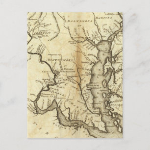 States of Maryland and Delaware Postcard