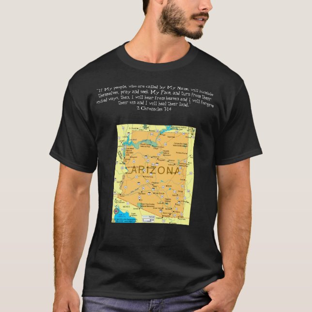States, provinces, and territories - Arizona T-Shirt (Front)